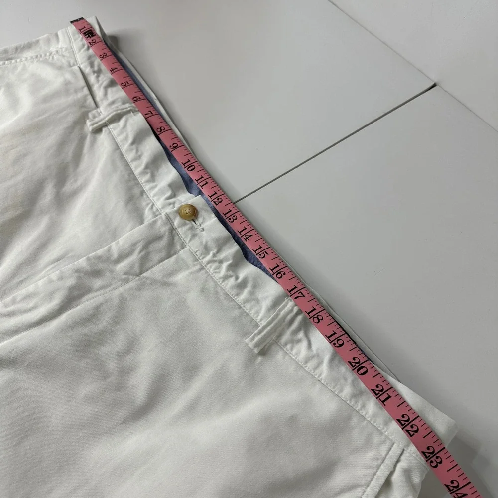 Polo Ralph Lauren Stretch Classic Fit Chino Pants White Coastal Preppy Sz 46x32